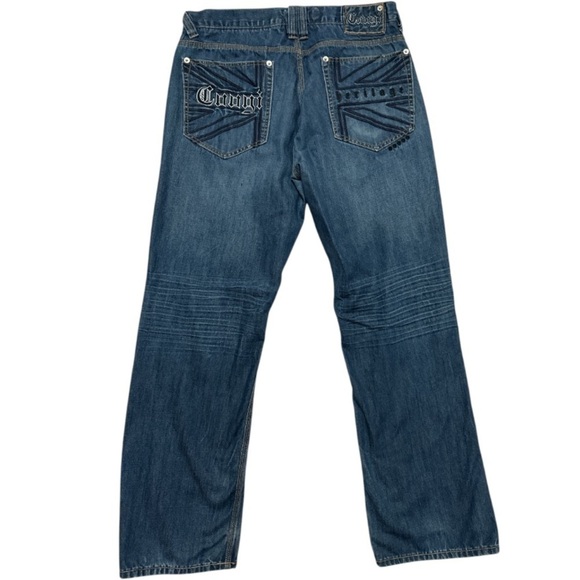COOGI Jeans Embroidered COOGI Spellout Heritage 5 Pockets W38 L34 Urban Hip Hop - Picture 2 of 16